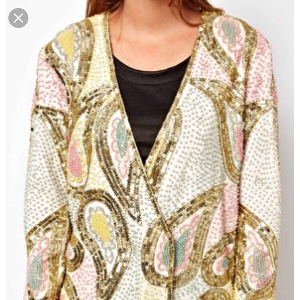 Virgos lounge sequin blazer - Picture 1 of 7